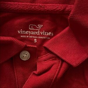 Vineyard Vines Red Polo Shirt